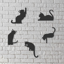 Load image into Gallery viewer, Cats, everywhere ~ Steel wall art decor

