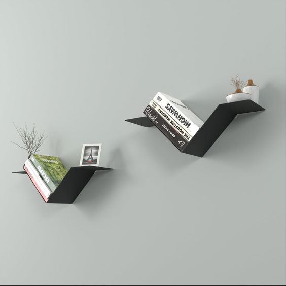 Swan ~ Steel Bookshelf